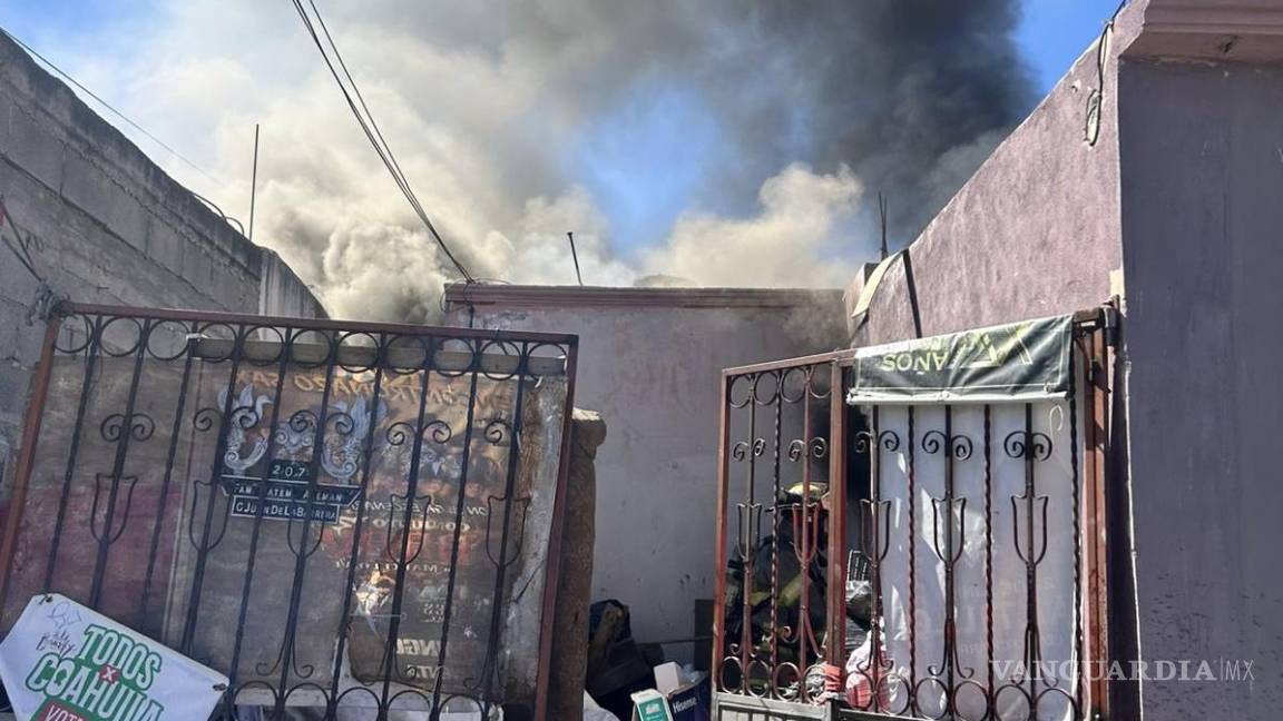 Se incendia inmueble de adulto mayor en Saltillo