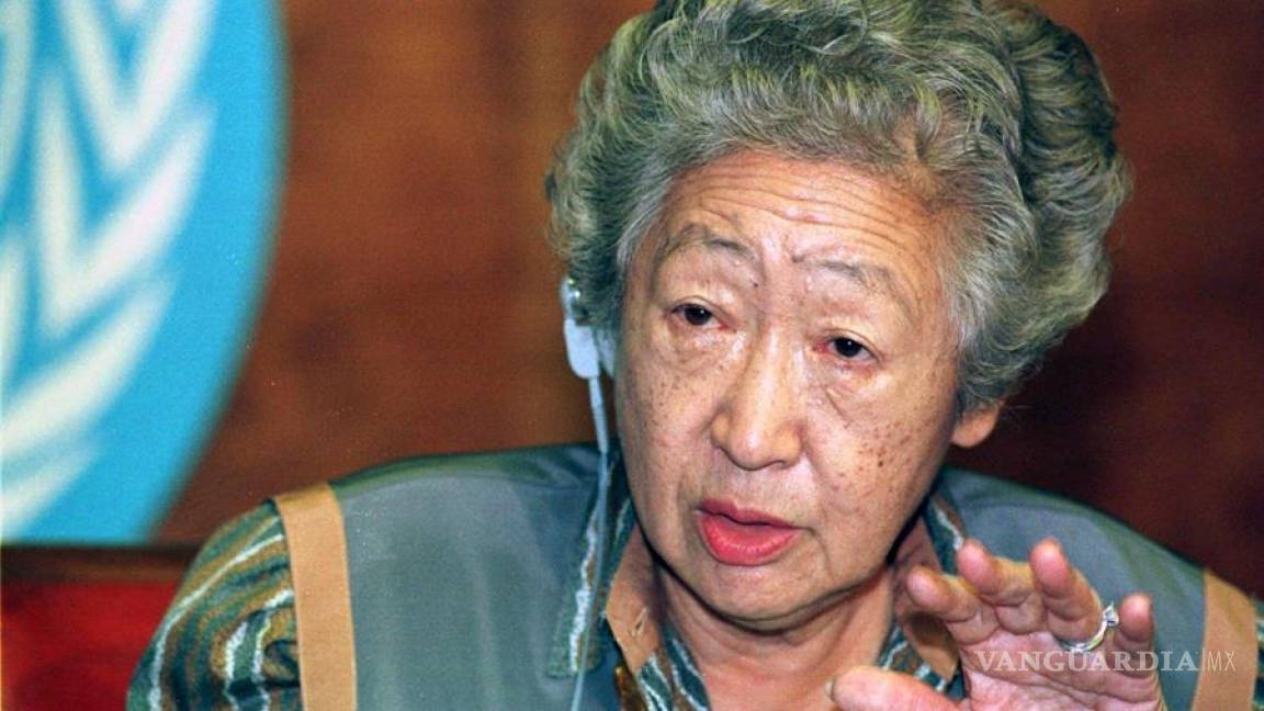Sadako Ogata, que durante una década estuvo al frente del ACNUR, fallece a los 92 años