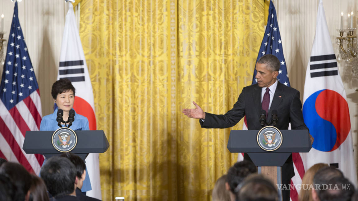Obama recibe en la Casa Blanca a la presidenta surcoreana