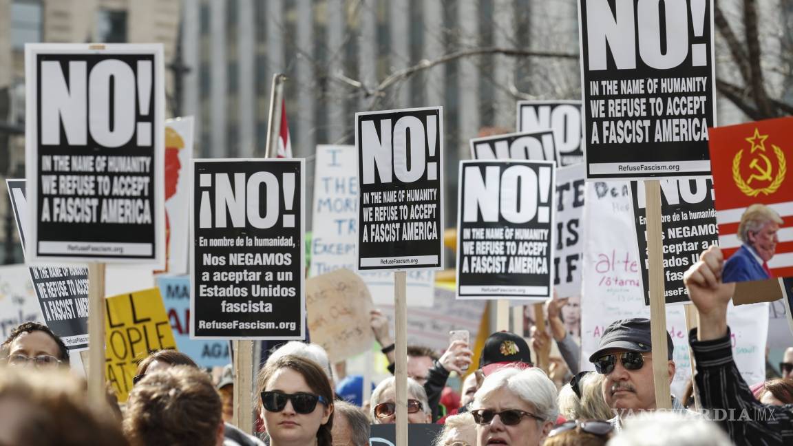 Protestan en todo el mundo contra Donald Trump