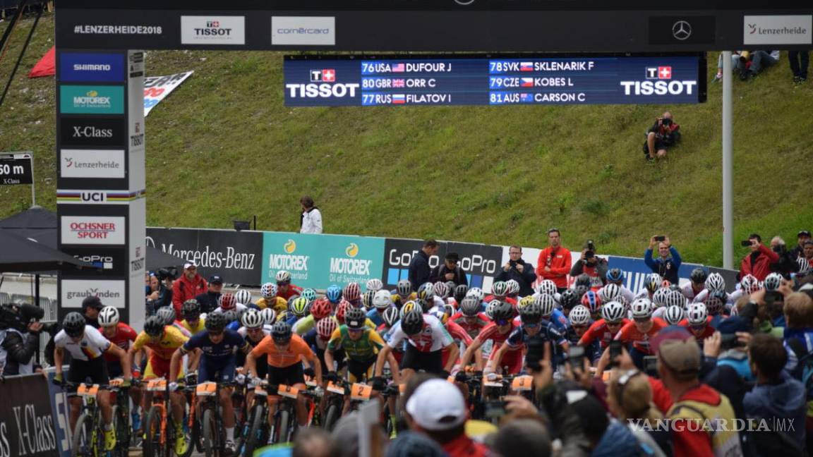 $!Atleta mexicano alcanza histórico lugar en el Mundial de Ciclismo en Suiza