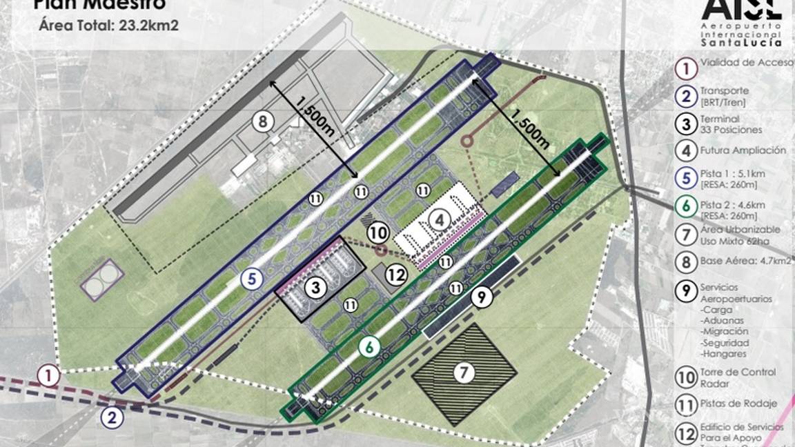 $!NAIM cancelado, así sería el aeropuerto de Santa Lucía (fotos)