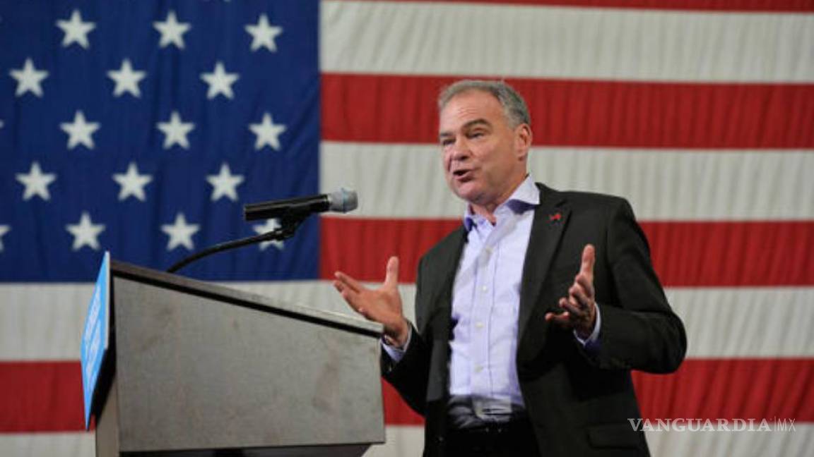 Mostró Trump falta de valor en su visita a México: Tim Kaine