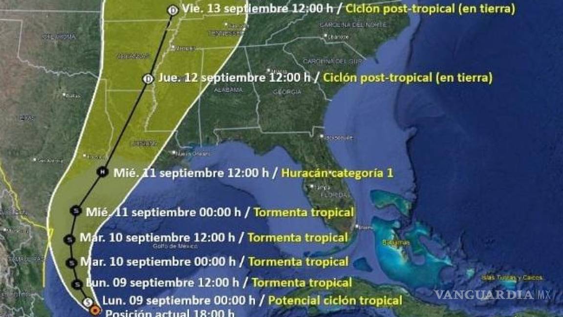 Aparece potencial ciclón tropical seis en el Golfo de México; alerta en estos estados