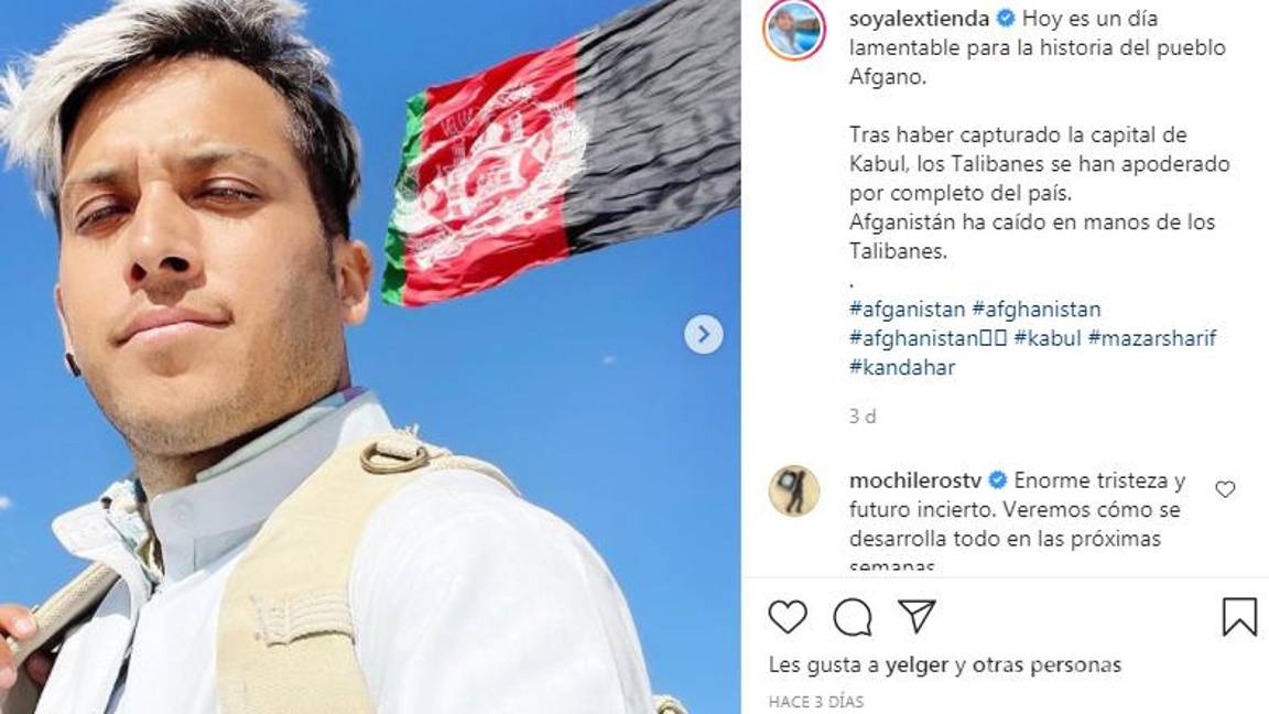 $!Alex Tienda, un youtuber mexicano en Afganistán