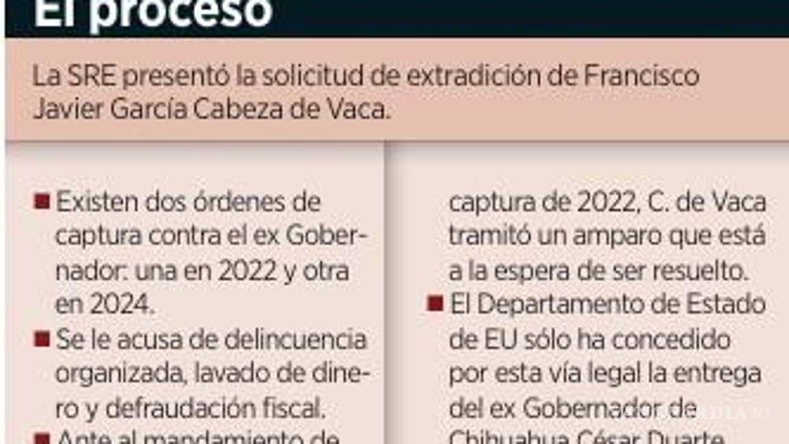 $!Tramitan solicitud de extradición de Javier García Cabeza de Vaca