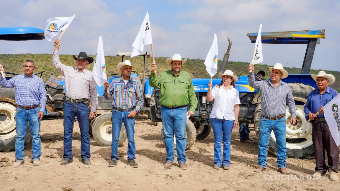 En marcha programa de preparación de tierras agrícolas, en Ramos Arizpe