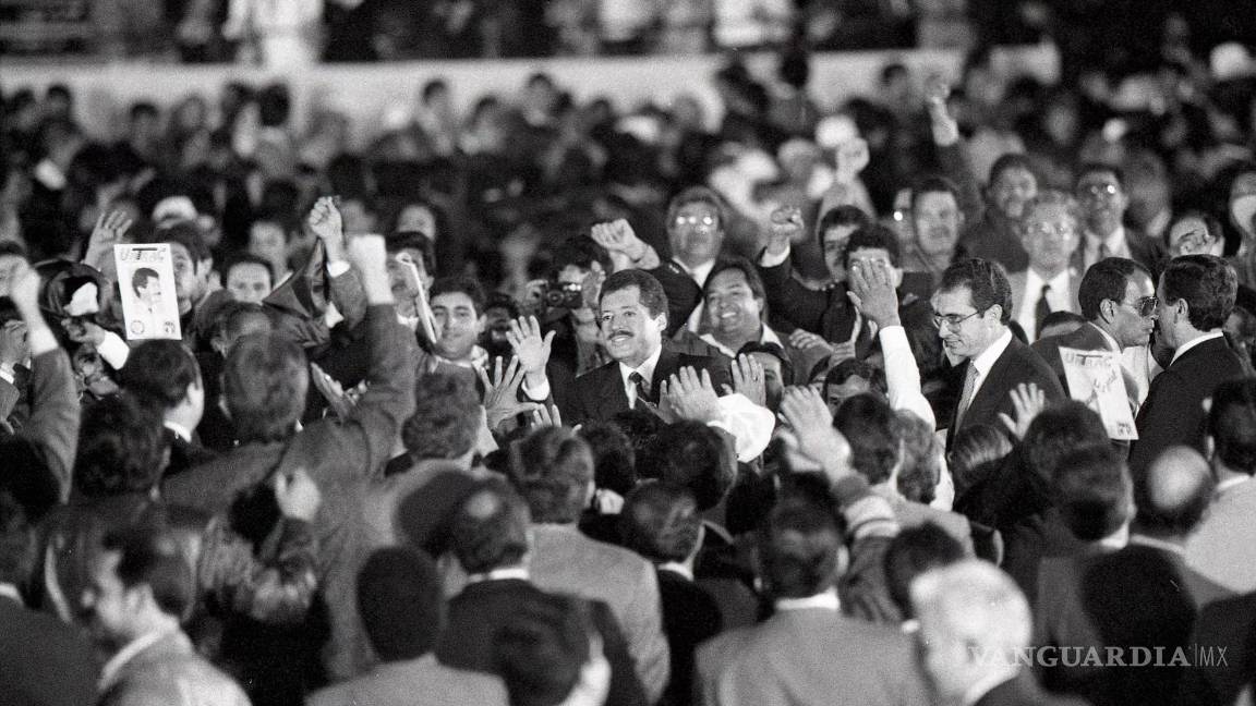 $!Luis Donaldo Colosio, en el Estado de Hidalgo Durante un evento de la campaña de 1994