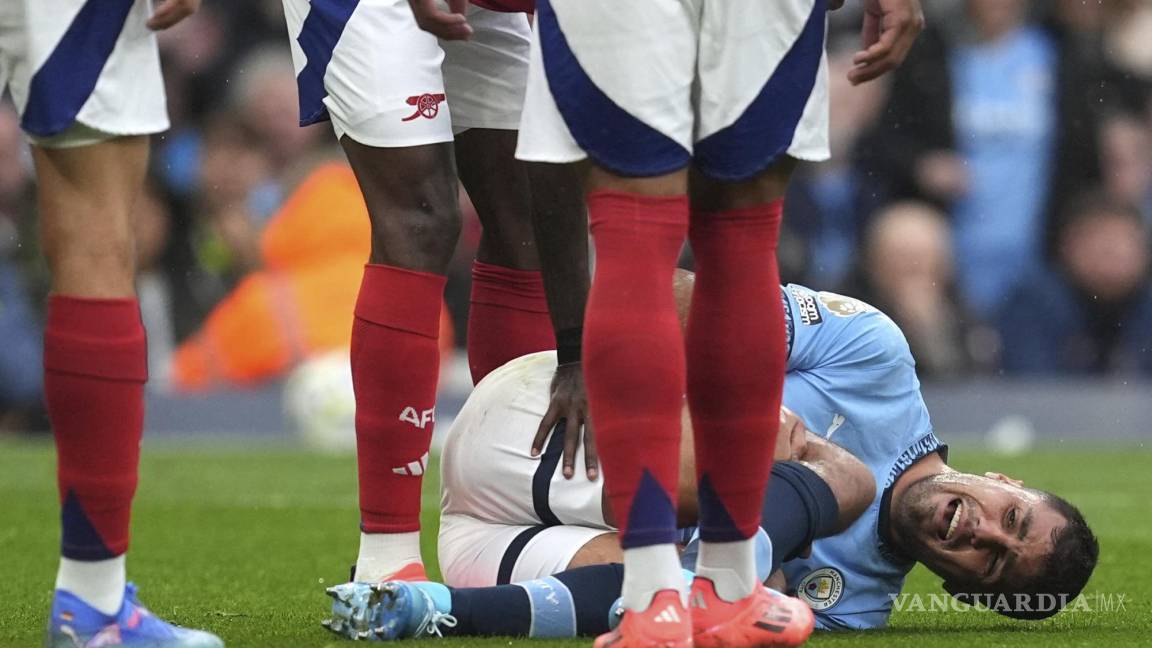 Manchester City presenta importante baja: Rodri no jugará más la Temporada en la Premier League