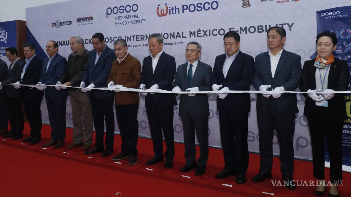Inaugura POSCO planta en Ramos Arizpe y desde ya anuncia su expansión con un segundo complejo