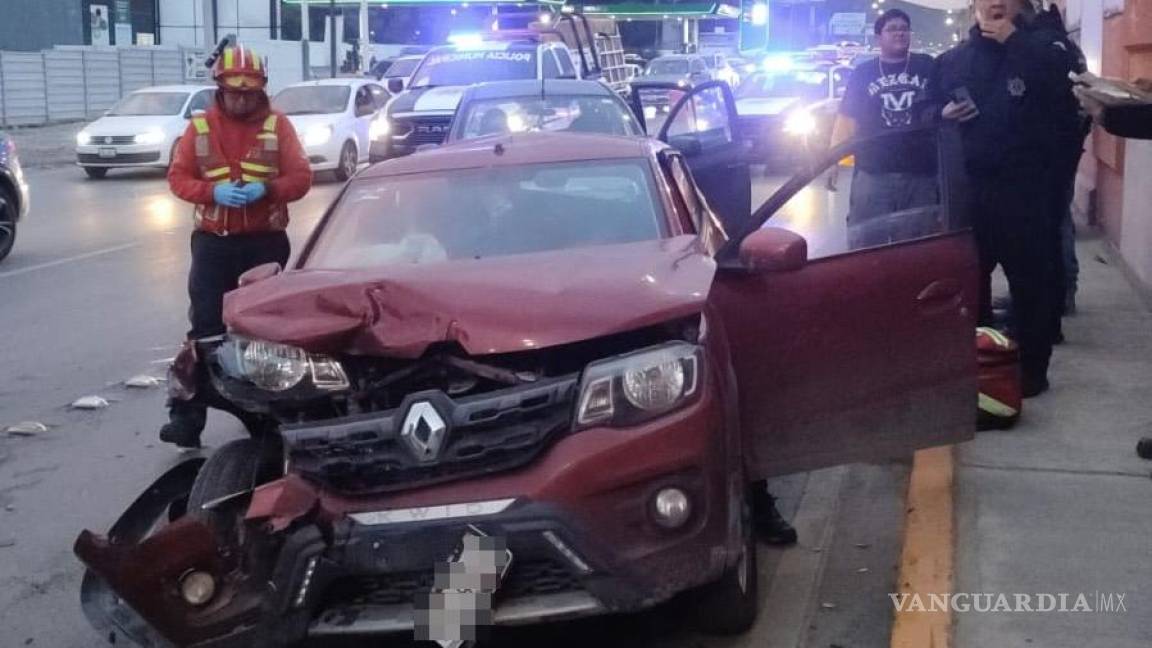 Menor de edad al volante causa accidente en Ramos Arizpe; hay tres lesionados