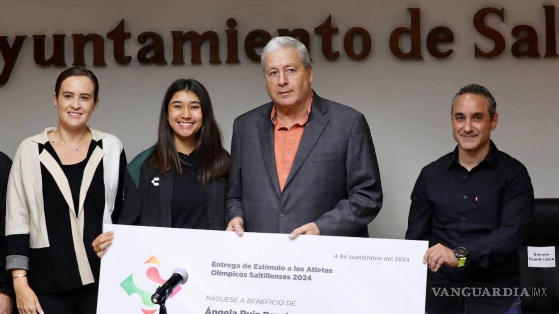 Reconocen a cuatro atletas olímpicos de Saltillo con estímulos económicos