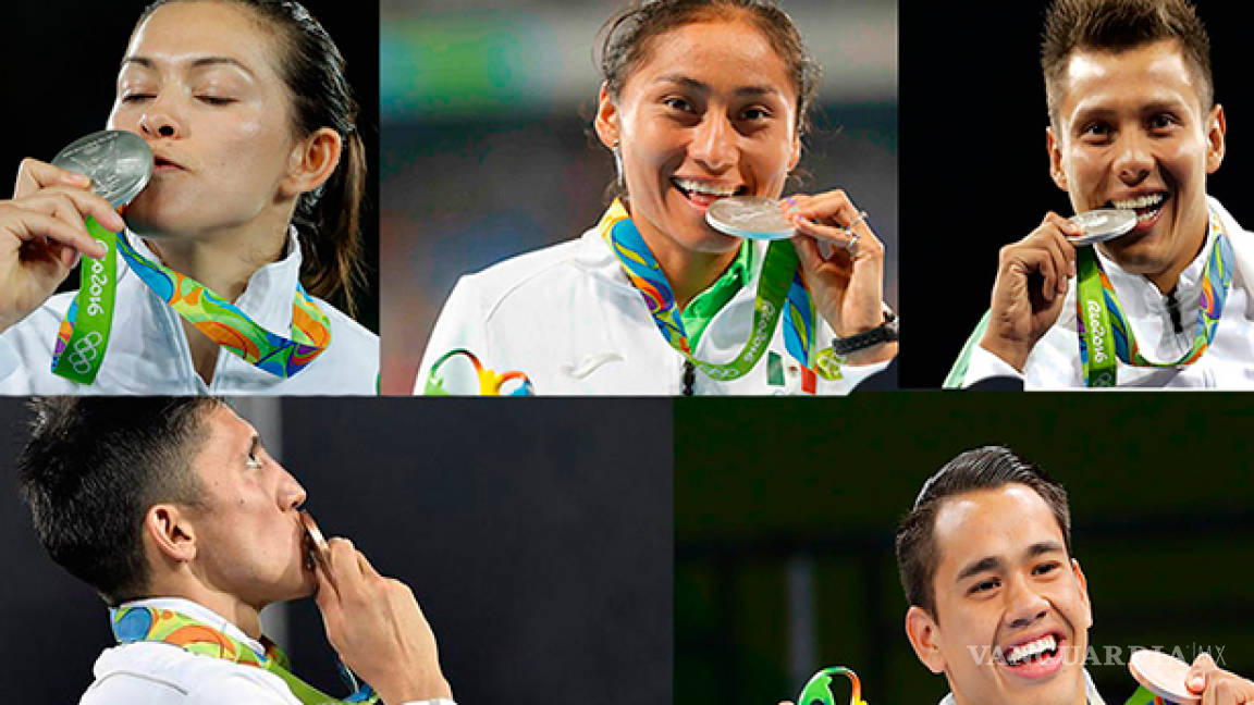Reciben como héroes a los medallistas mexicanos en Río 2016