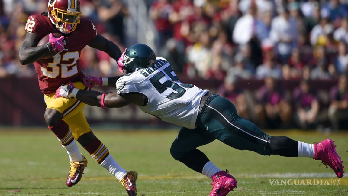 Washington pone en evidencia a la defensa de Eagles