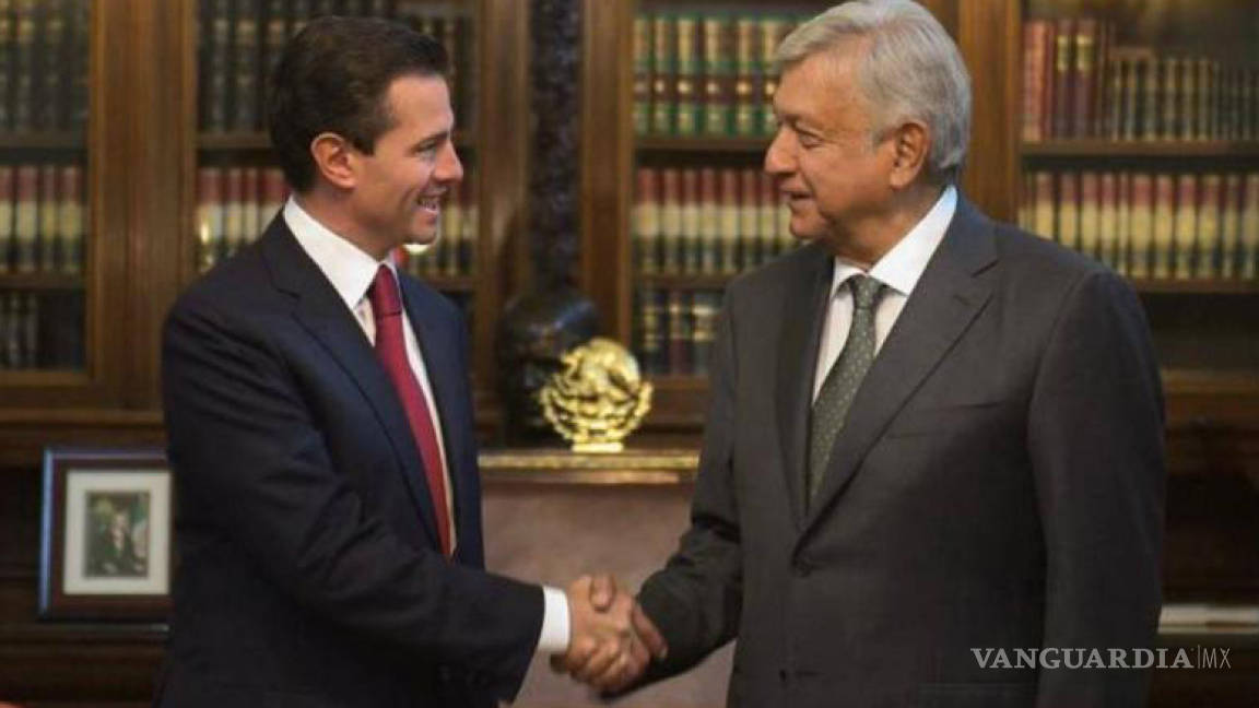 Peña Nieto y AMLO se reunirán mañana en Palacio Nacional para iniciar proceso de transición