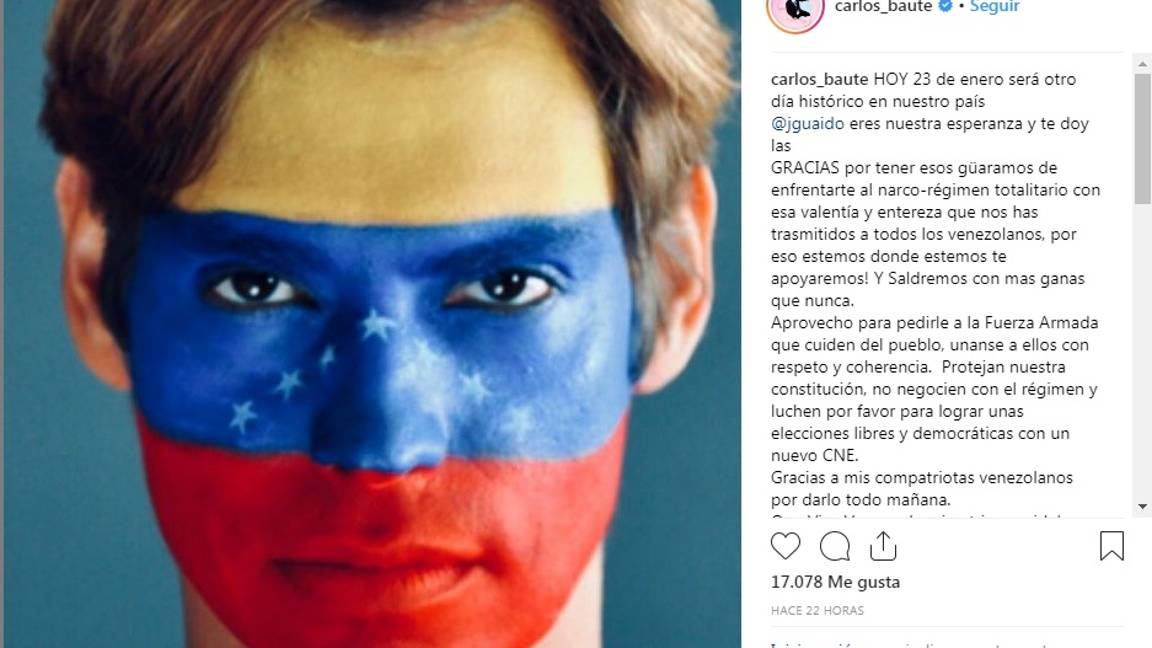 $!Famosos se unen por la libertad de Venezuela