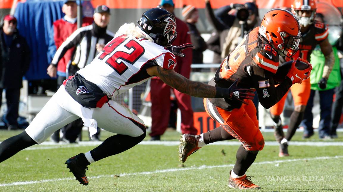 $!Mayfield y los Browns neutralizan a los Falcons y sacan un inesperado triunfo
