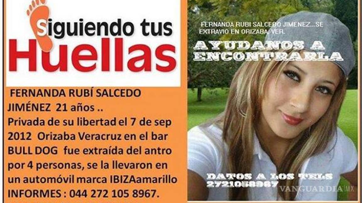 $!Denuncian campaña contra joven desaparecida en Veracruz; su madre enfrentó a Duarte