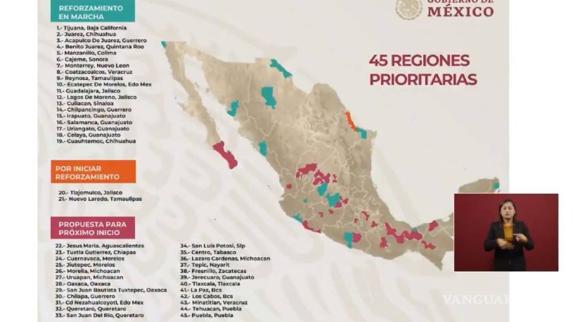 Tijuana, Acapulco, Cancún, Monterrey, Guadalajara y las otras 40 ciudades donde ya opera o arrancará la Guardia Nacional