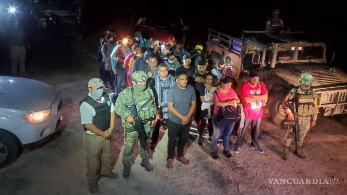Rescatan militares a 152 migrantes en Tamaulipas