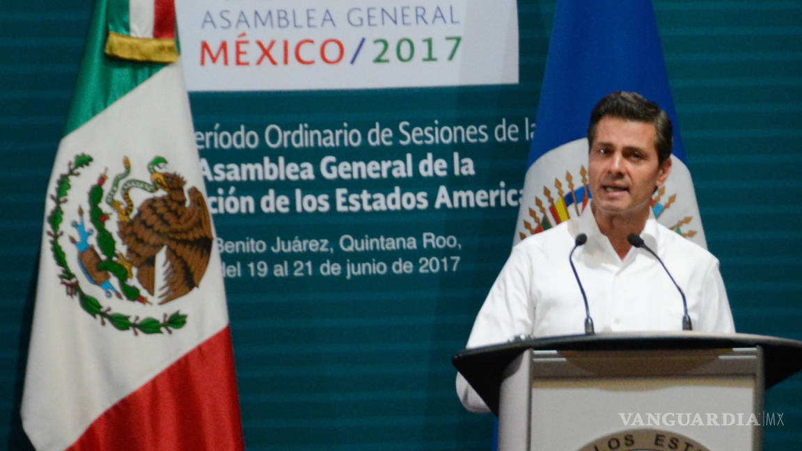 Multilateralismo, mejor vía para resolver problemas: Peña Nieto