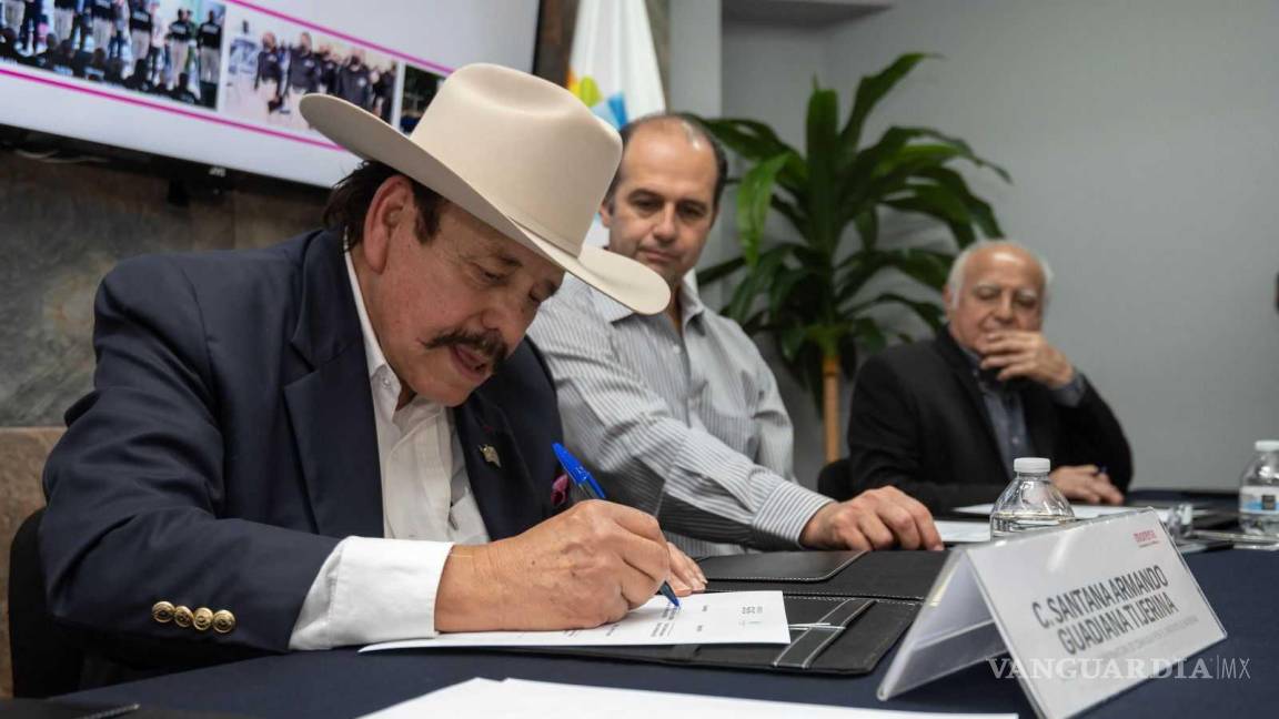 Manolo Jiménez y Armando Guadiana firman la Agenda Ciudadana de Seguridad y Justicia para Coahuila