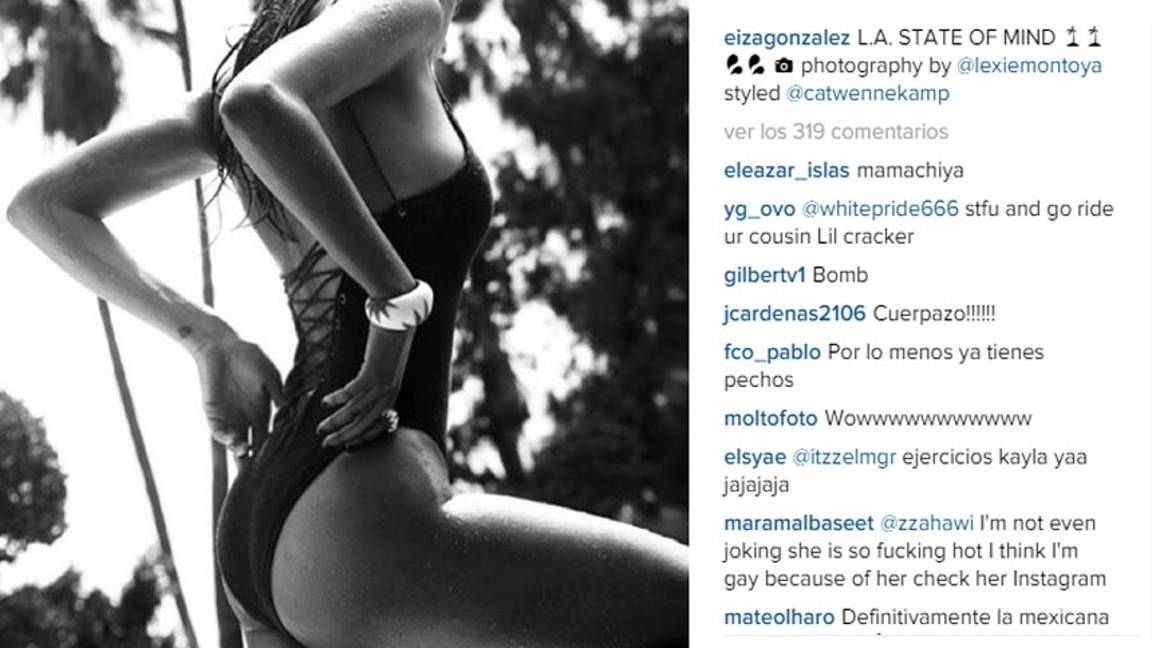 $!Eiza González muestra torneado trasero en Instagram