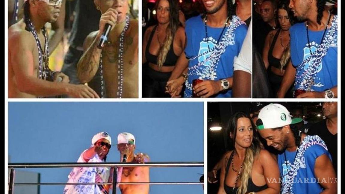 Ronaldinho agarra la fiesta