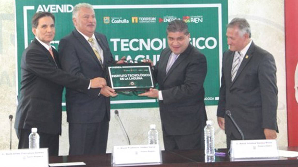 Imponen nombre de Instituto Tecnológico de La Laguna a calle de Torreón