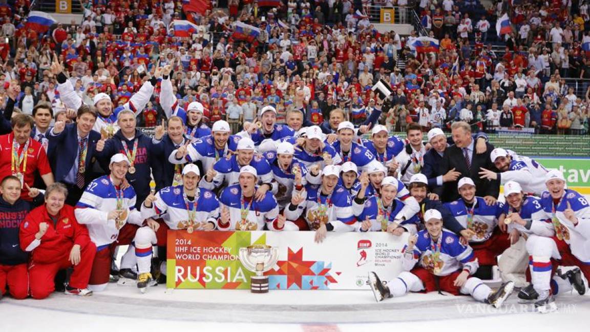 Rusia gana el Mundial de hockey sobre hielo y cura herida de Sochi