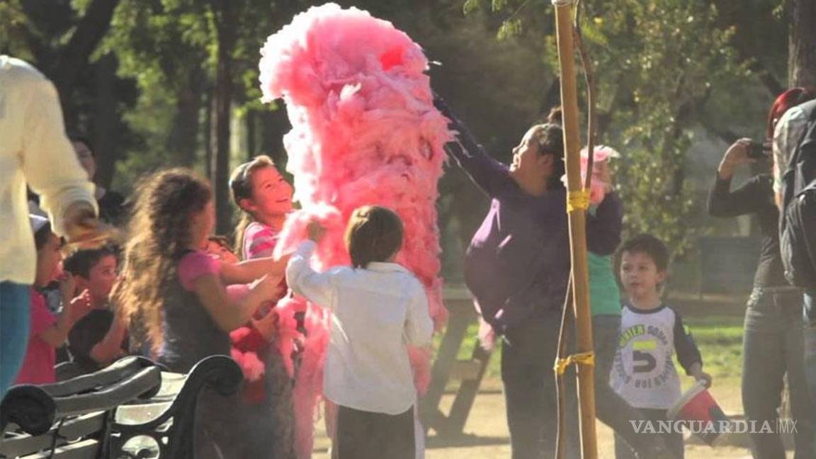 Hombre de algodón de azúcar tiene un mensaje para los padres