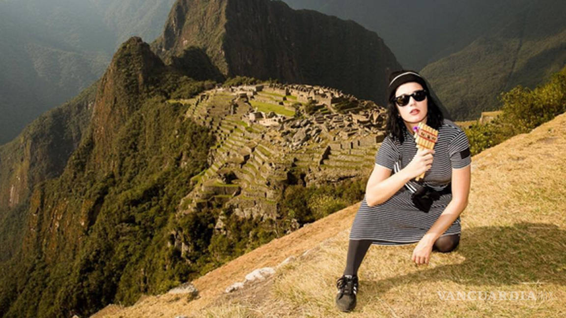 Katy Perry visita la ciudadela inca de Machu Picchu