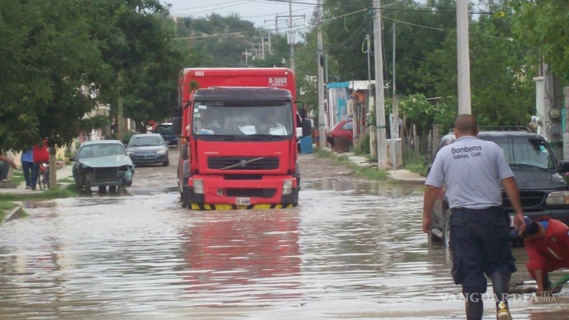 Emite protección civil, otra vez, alerta por posibles inundaciones en Sabinas