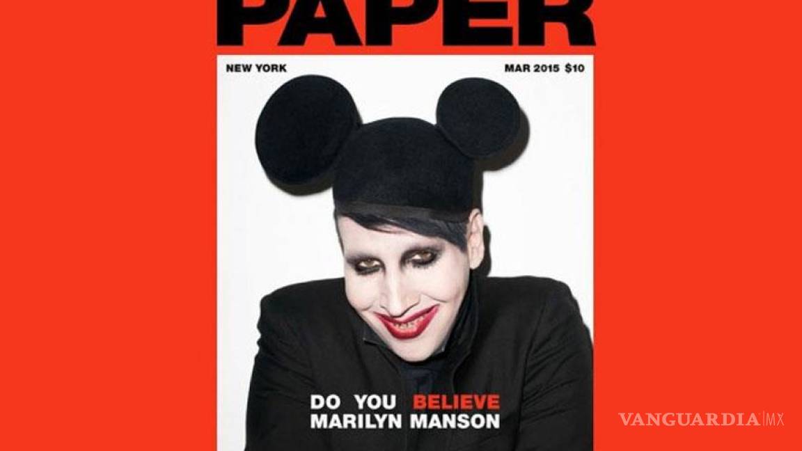 Marilyn Manson es un tétrico 'Mickey Mouse'