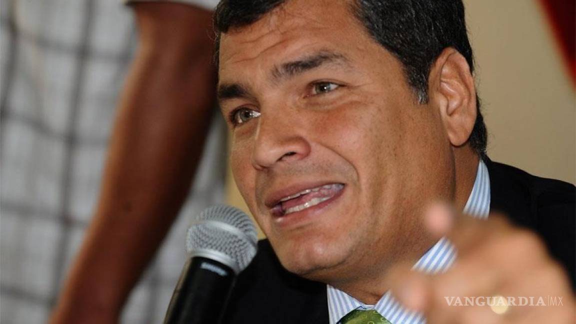 Ecuador: Denuncia Correa doble moral de EU en derechos humanos