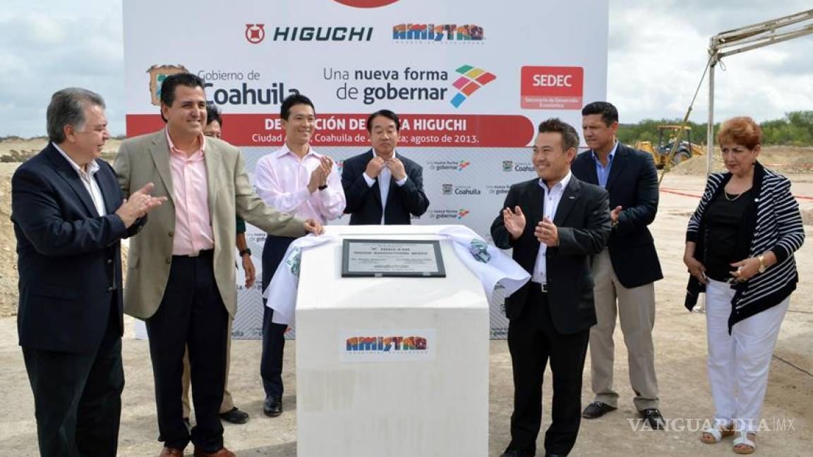 Llega a Coahuila Higuchi Manufacturing con inversión de 80 mdp