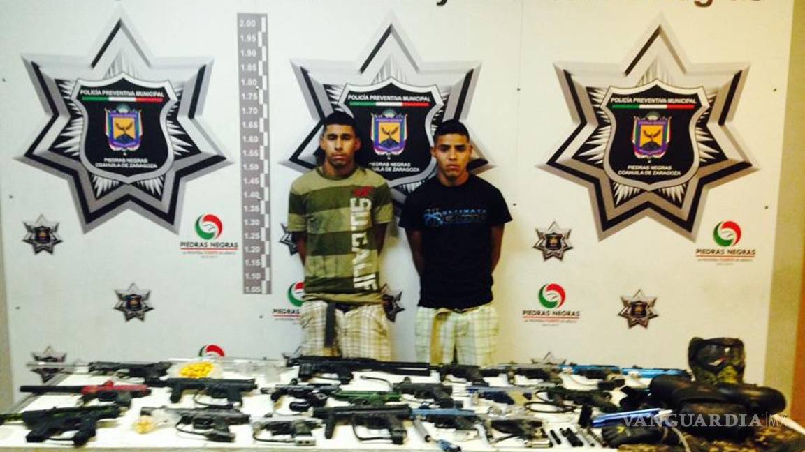 Policía de Piedras Negras recupera 29 armas