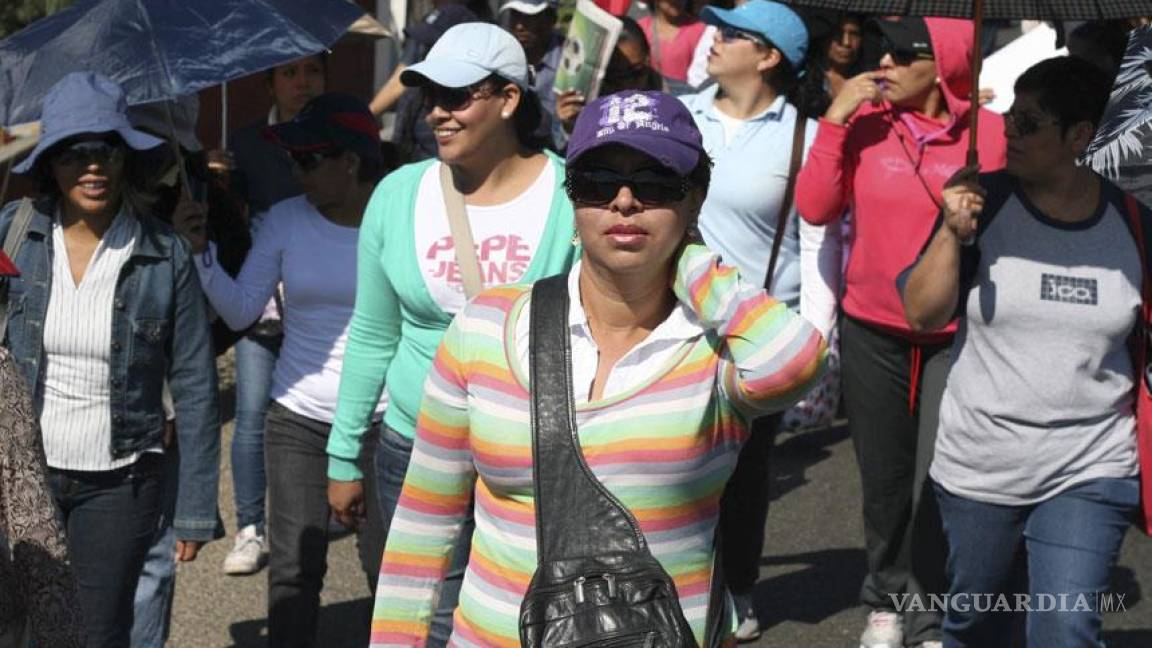 En Torreón marchan por mejores salarios