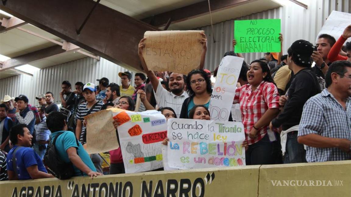 Candidatos de la Narro se presentan en Torreón ante descontento de estudiantes