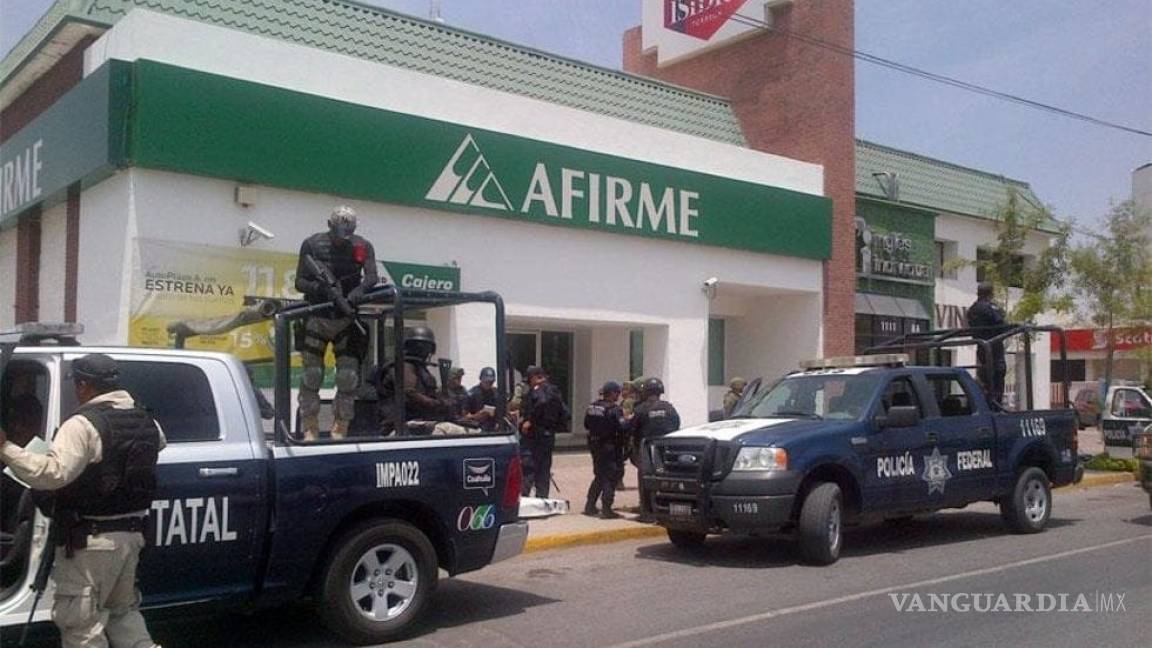 Violento asalto dentro de Banco en Torreón; cuentahabiente sufre herida