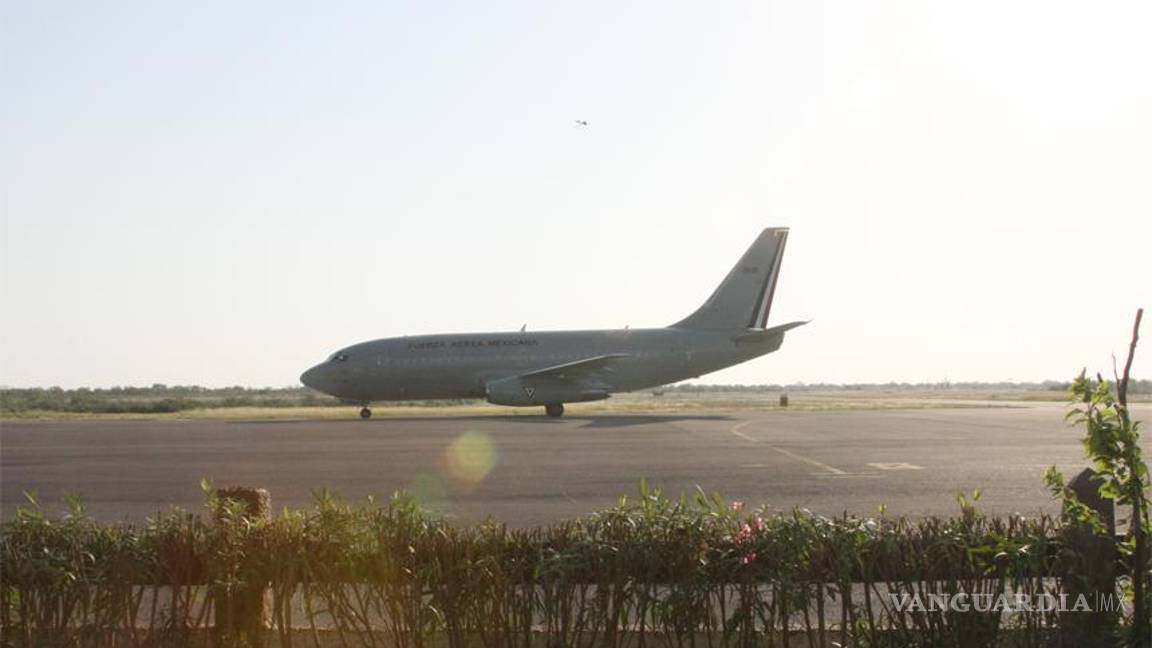 Blindan aeropuerto de Piedras Negras, Coahuila, por visita del Secretario de Defensa