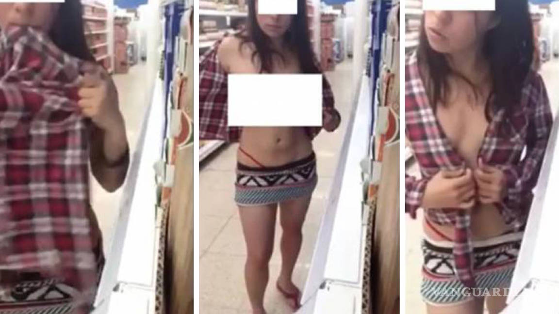 Mujer que grabó video porno en un Oxxo ¡Hace otro en Soriana!