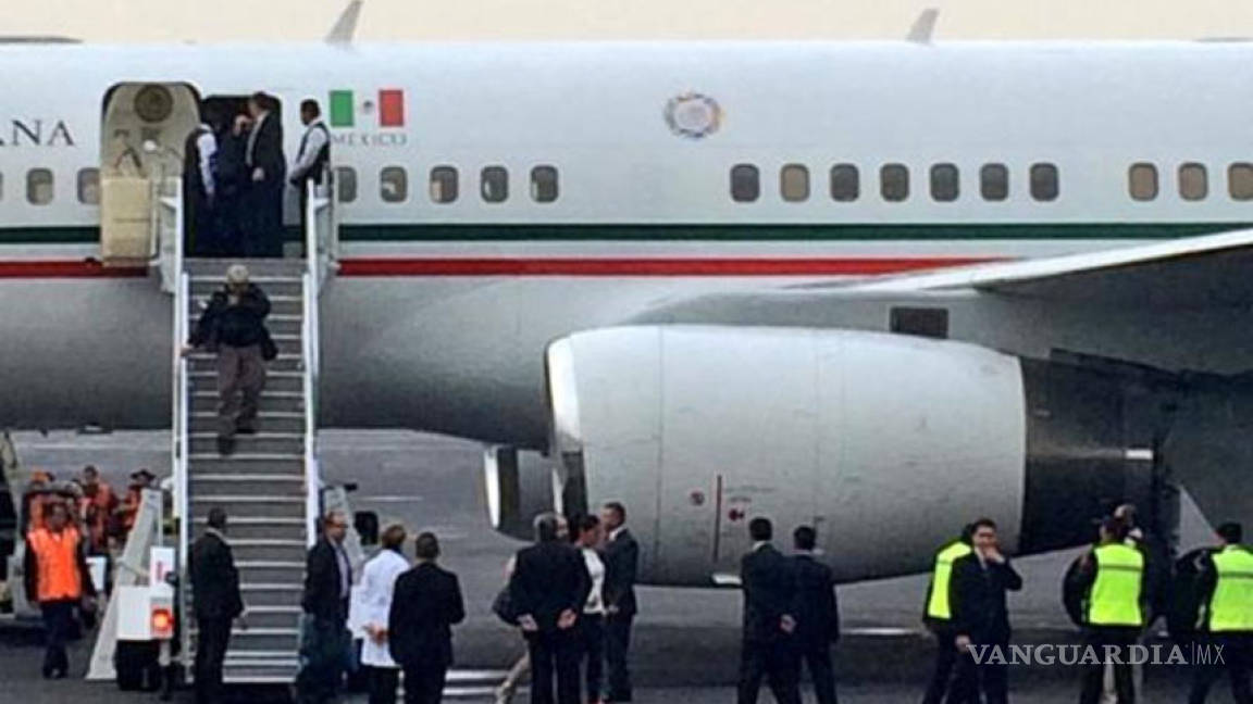 Peña Nieto no podrá estrenar avión en enero por retraso en hangar