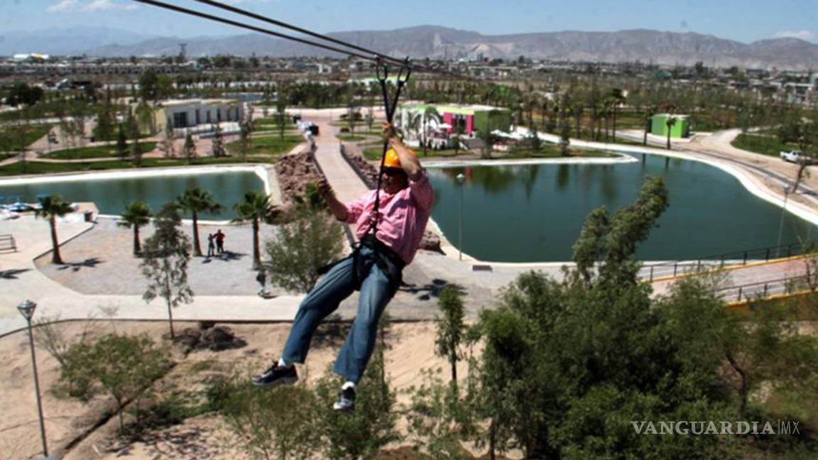 Inauguran Con Caída El Bosque Urbano De Torreón