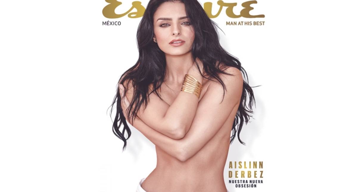 Hija de Eugenio Derbez posa topless para Esquire