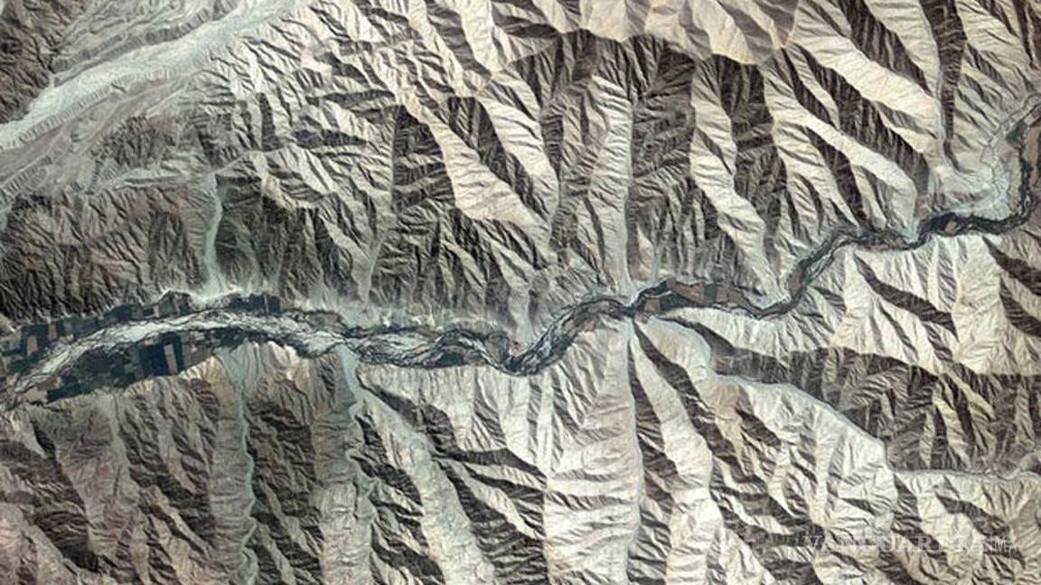 Así se ven los Andes desde el espacio