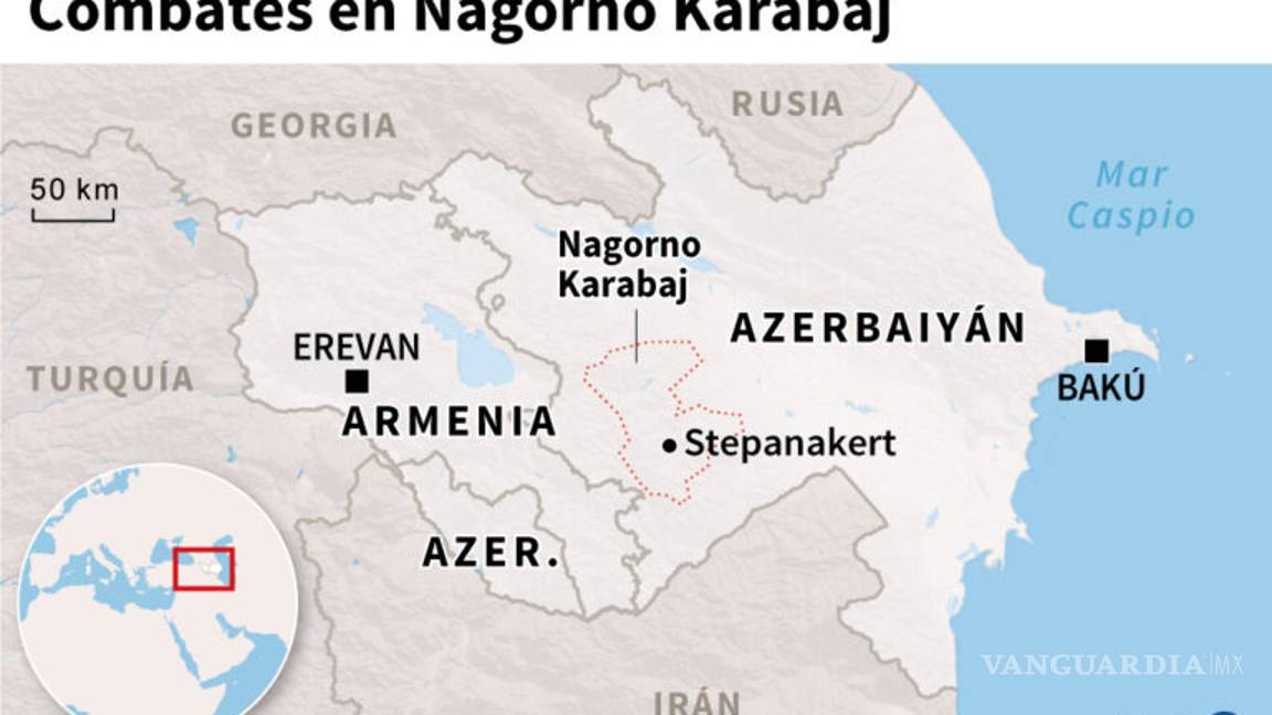$!Estalla guerra entre Azerbaiyán y Armenia, las razones