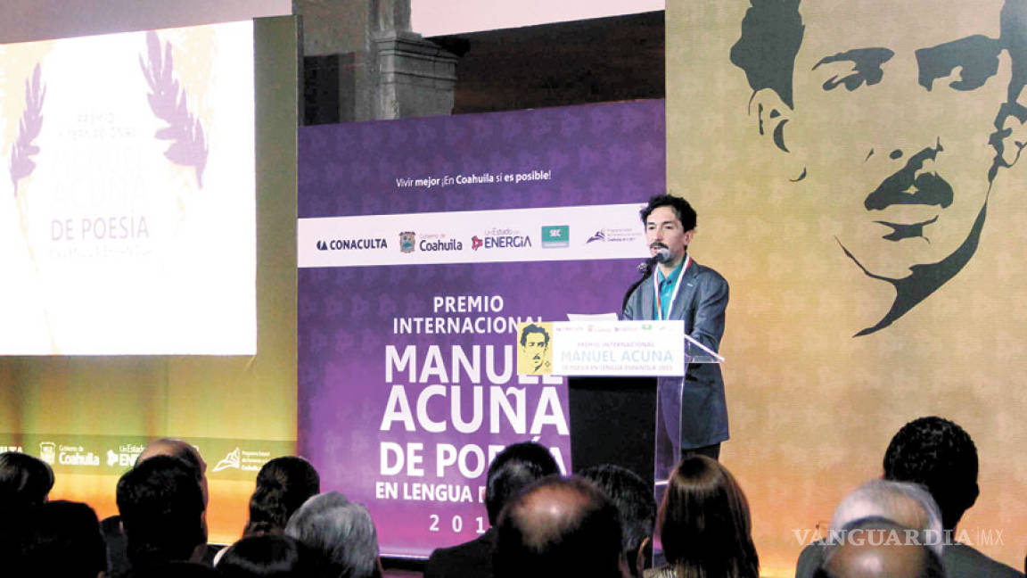 Entregan Premio Internacional Manuel Acuña de Poesía 2015