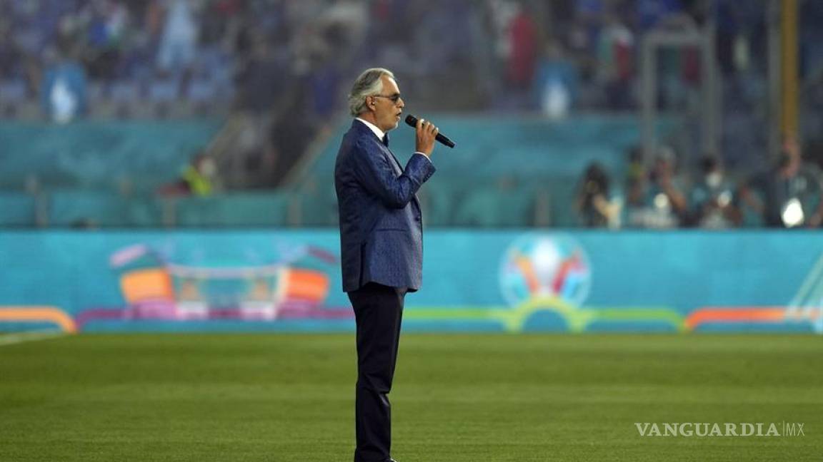 Andrea Bocelli inaugura la Eurocopa 2020 con el aria &quot;Nessun Dorma”