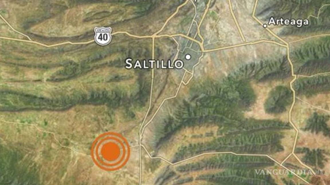 Fueron dos los sismos de 4.5 registrados en Coahuila
